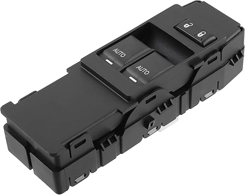 ACROPIX Interruptor de elevalunas eléctrico delantero izquierdo del lado del conductor para Dodge Challenger No.04602784AC - Paquete de 1 unidad