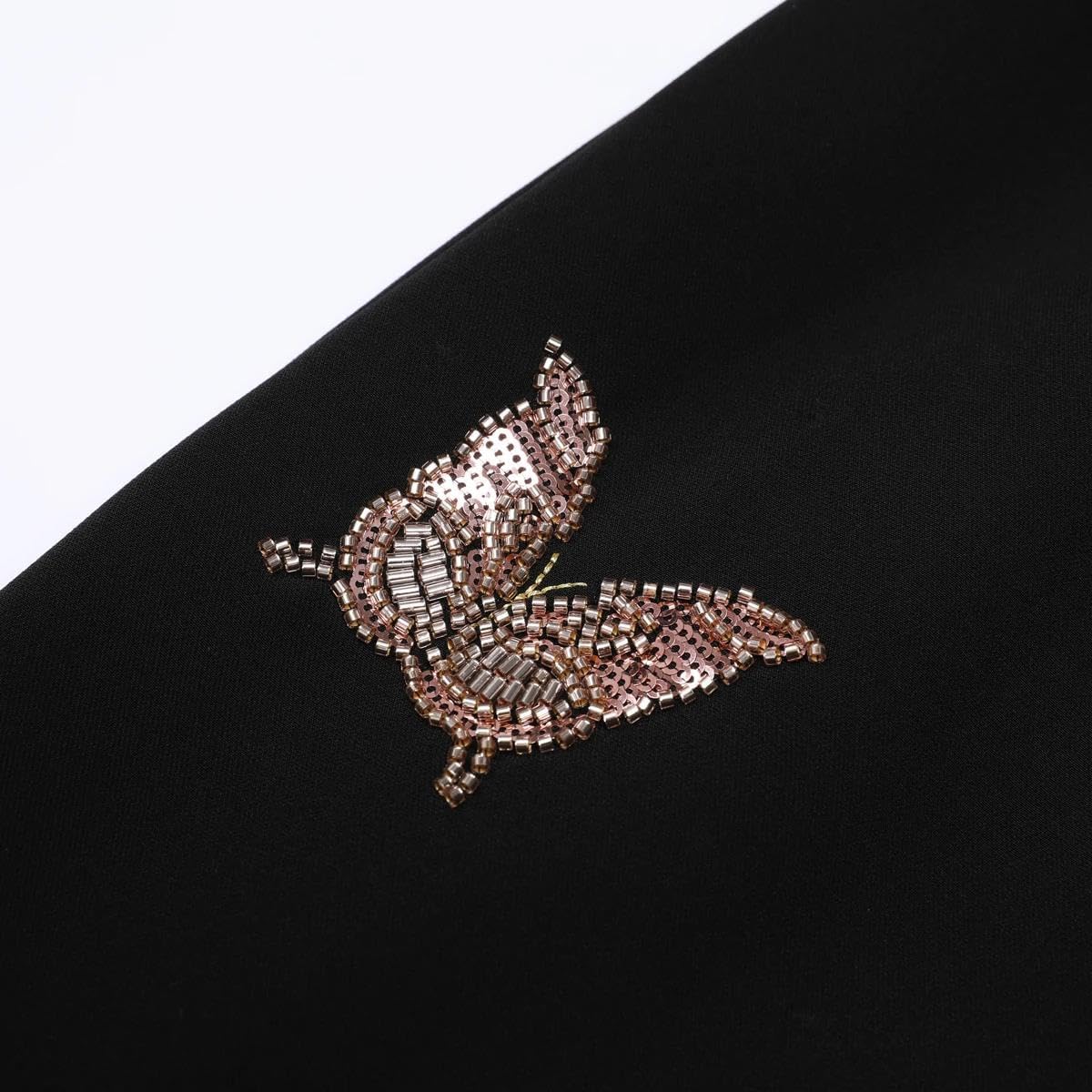 Women's Full Opening Animal Pattern Embroidered Blazer Jacket Skirt Set