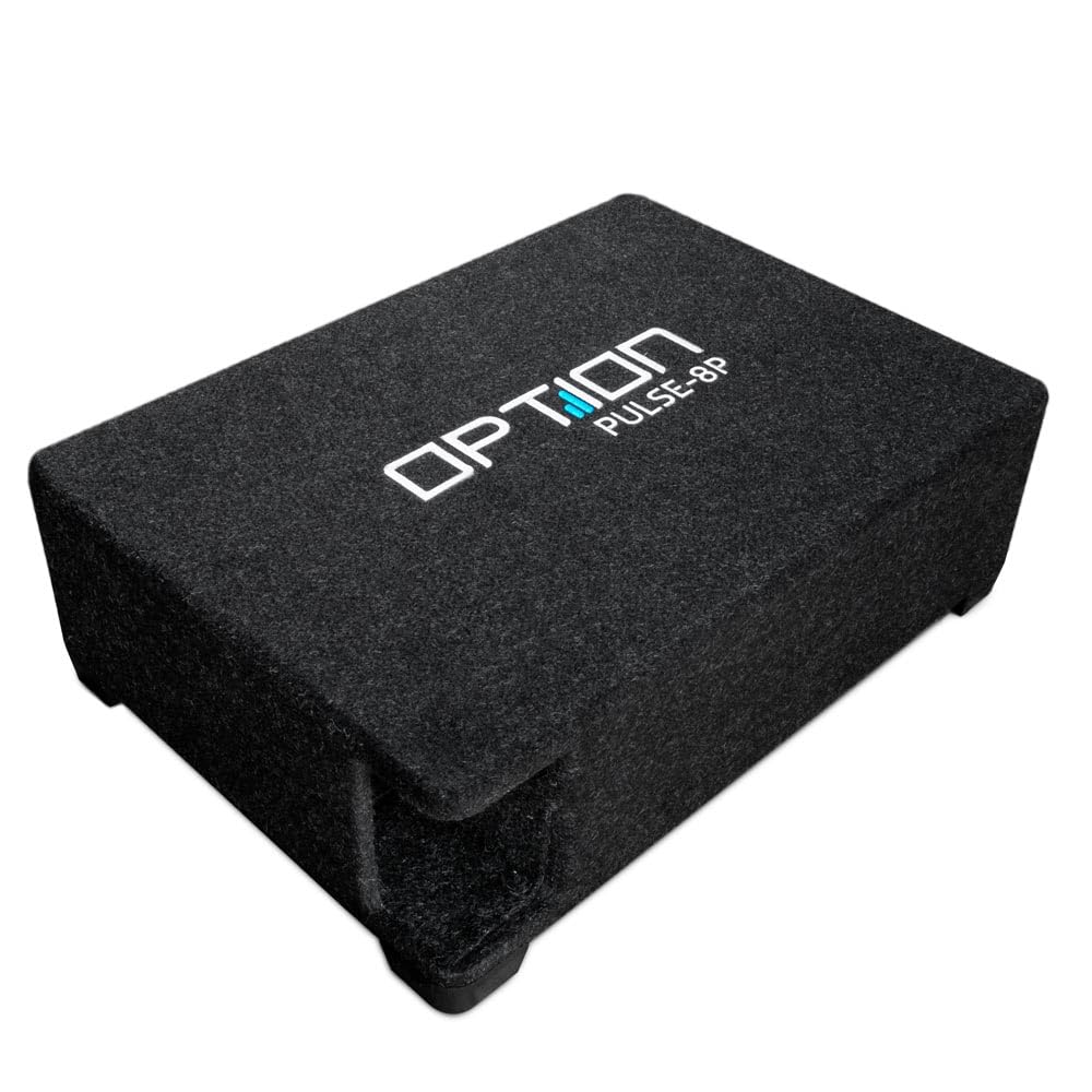 Option PULSE-8P Subwoofer compatto passivo 20 cm, subwoofer Bass Reflex con 200 Watt RMS (downfire)