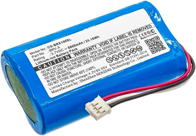ALLC Replacement Battery for Braven BRV-X/BRVXBBB,PN:BRV-X,6800mAh