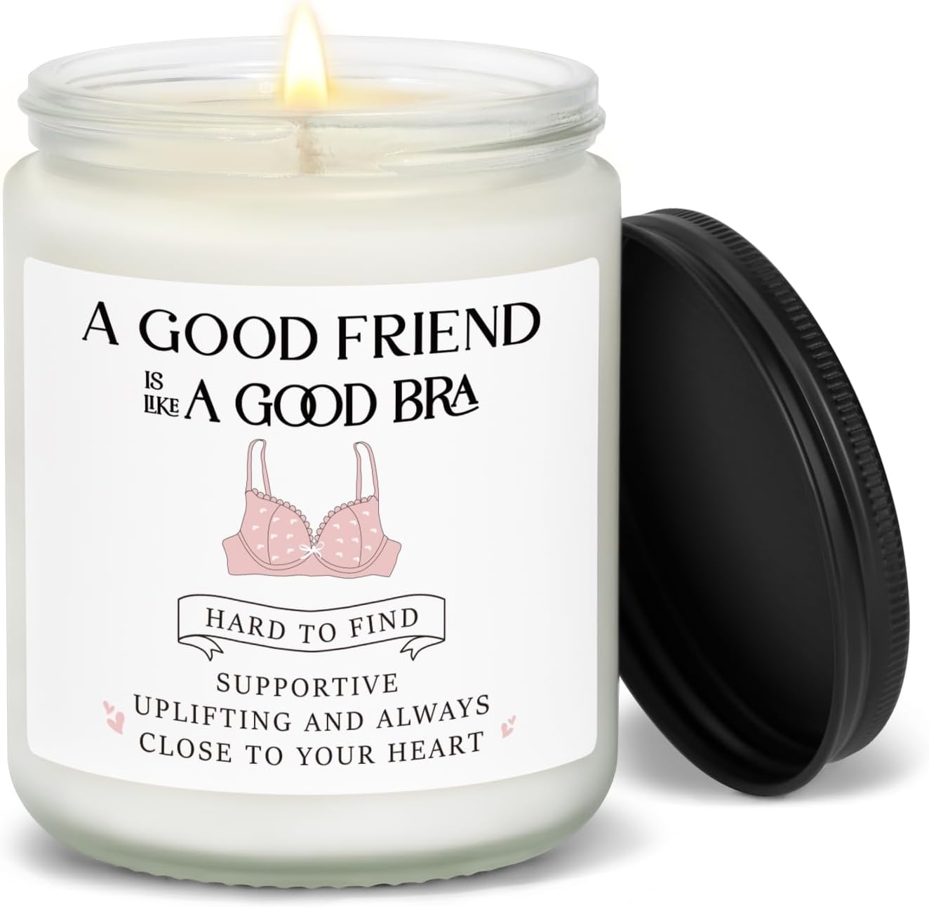 Funny Best Friend Birthday Gifts for Women, 7oz Friendship Candle