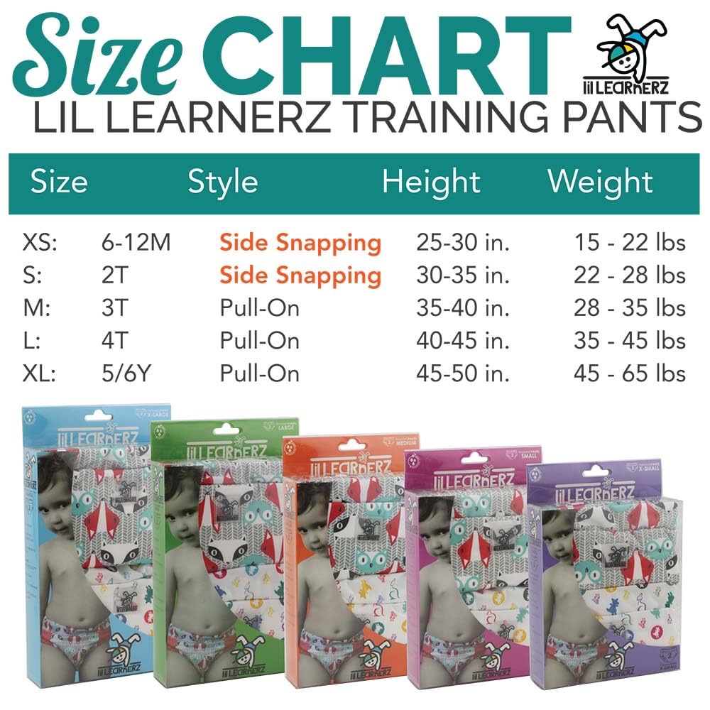 Kanga Care Lil Learnerz Training Pants, Medium, & Sweet - 5