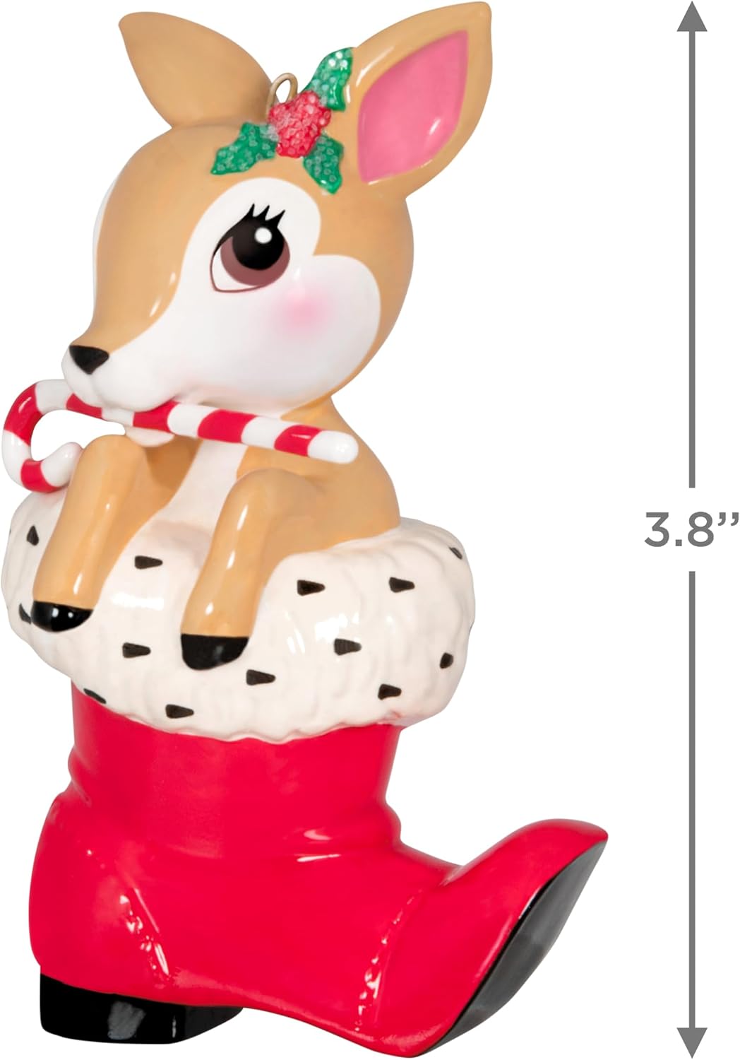 Hallmark Keepsake Christmas Ornament 2024, Vintage Reindeer, Porcelain, Gifts for Christmas Lovers