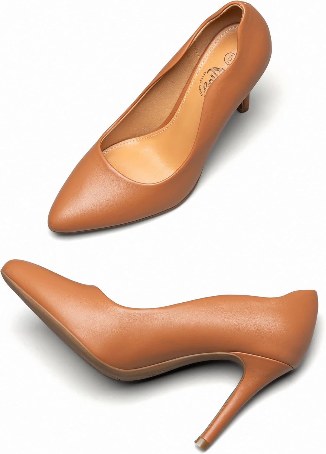 Trary Heels for Women - Comfortable High Stiletto Pumps, Closed Toe Dress Shoes, Fashion Sexy Heels