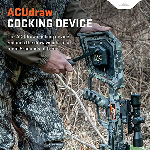Wicked Ridge Rampage 360, Peak Camo - 360 FPS - Equipped with 3X Multi-Line Scope & Built-in ACUdraw for Effortless Cocking - Thumbnail 4