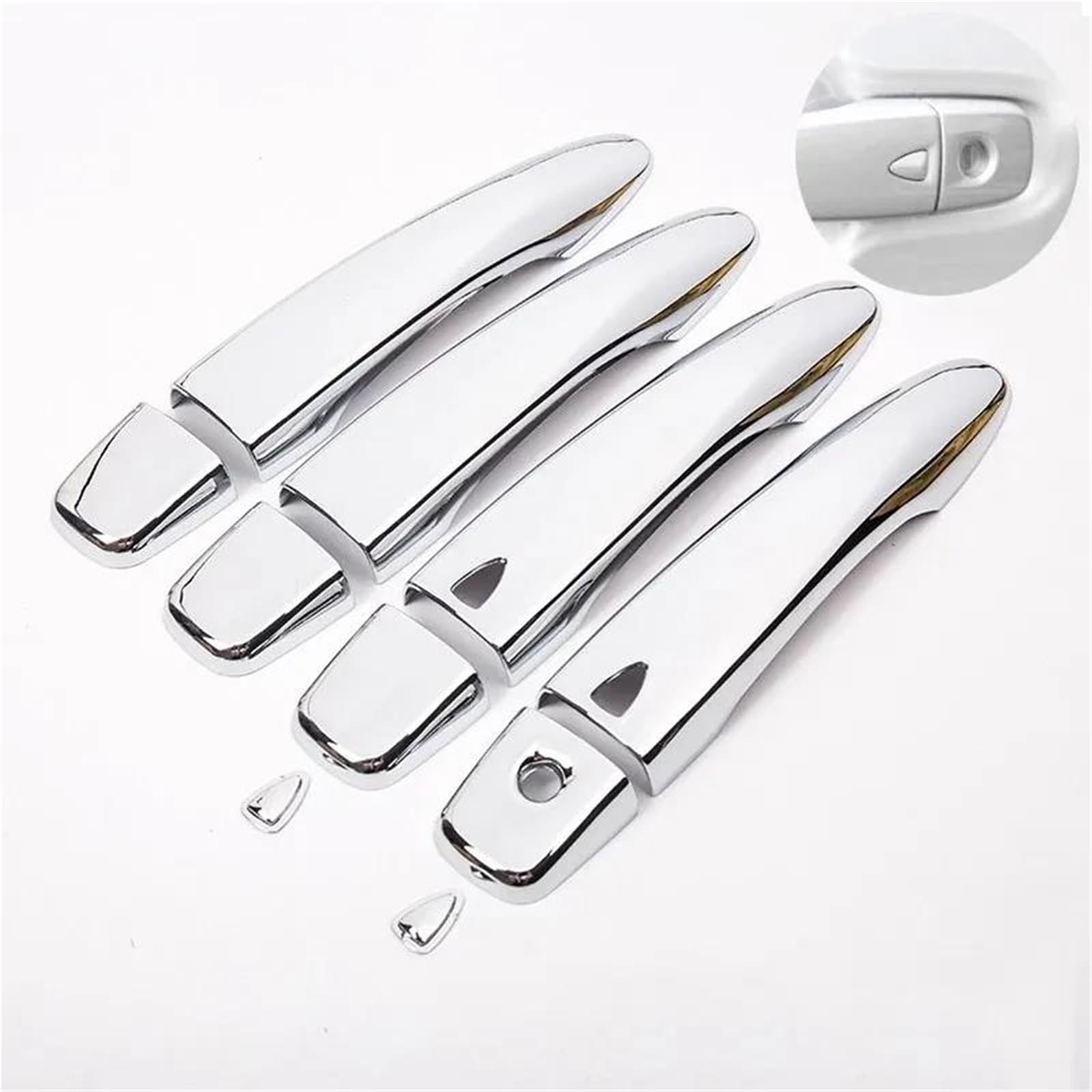 CSSPDM ABS Car Door Handle Decoration Cover Trim Protector for Nissan X-Trail XTrail T32 Rogue 2014-2020 Accessories(Style6)