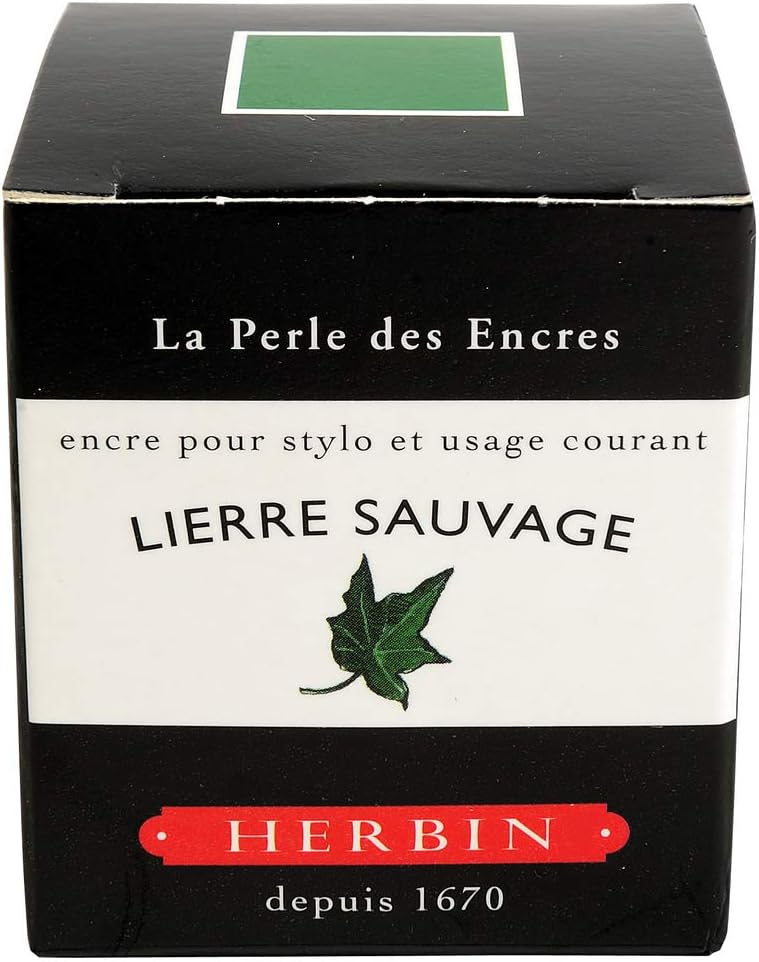 Jacques Herbin 13037T, One 30 ml Bottle of Ink for Fountain pens and rollerballs Lierre Sauvage/Wild Ivy Colour - Image 3