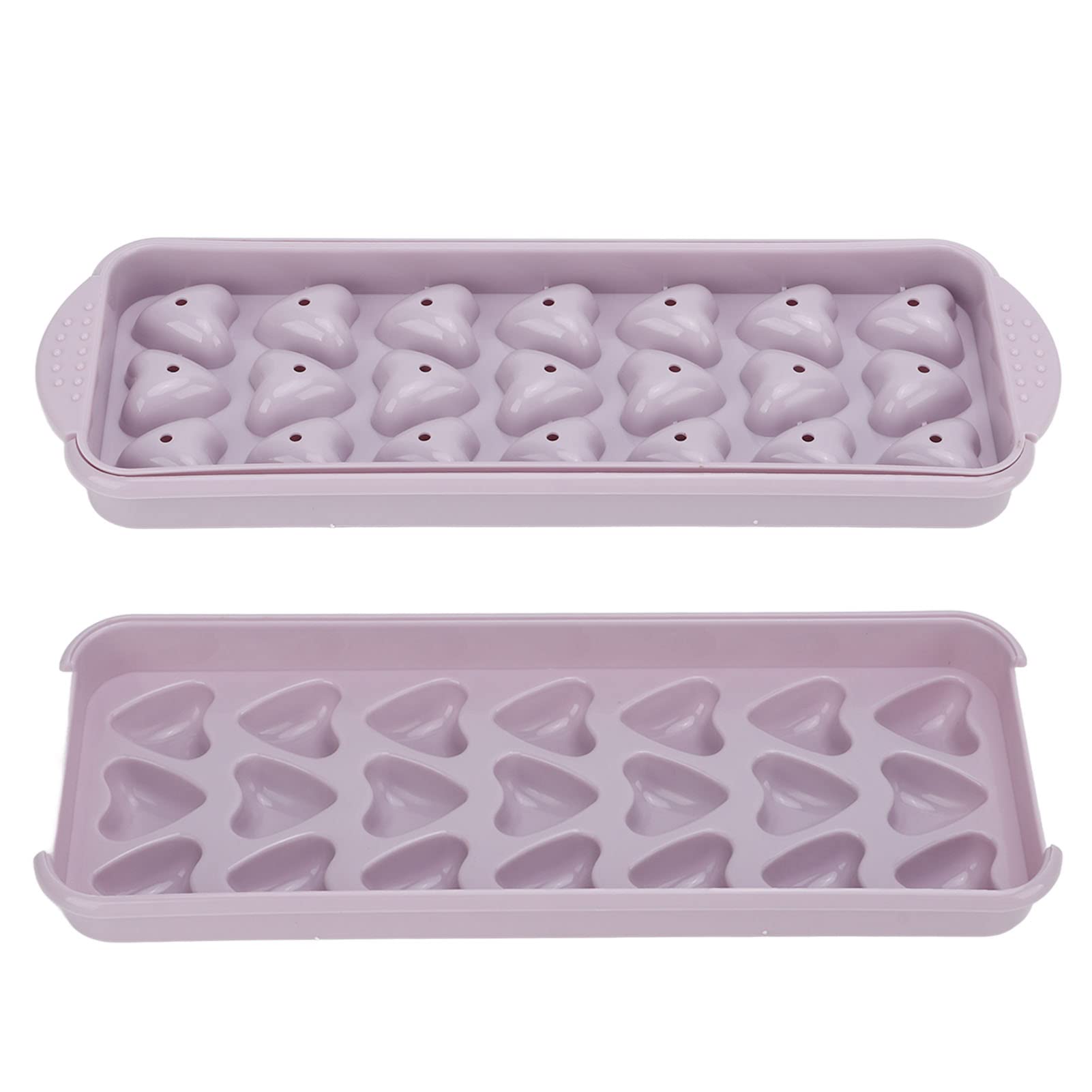 Eiswürfelbereiter Food Grade Easy Unmould Polisher Glänzende Eiswürfelschale PP-Material Vollform Heimgebrauch für Kühlschrank