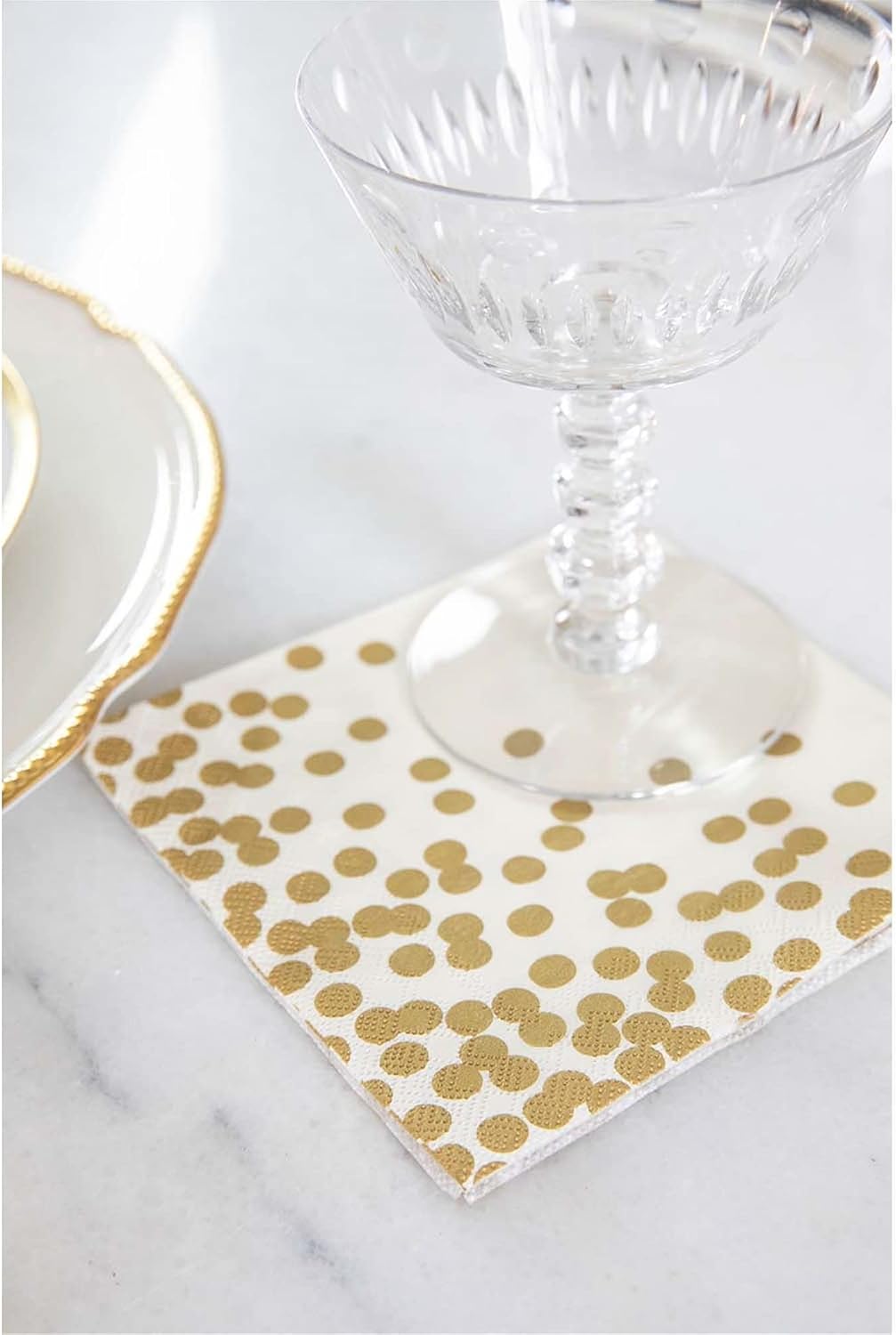 Disposable Dinner Paper Cocktail Napkins - Decorative Beverage Napkins for Parties, Weddings, Graduation - 5 inches by 5 inches Pack of 20 (Birthday Candles)