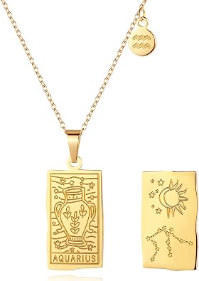 Astrology Zodiac Sign Necklace 