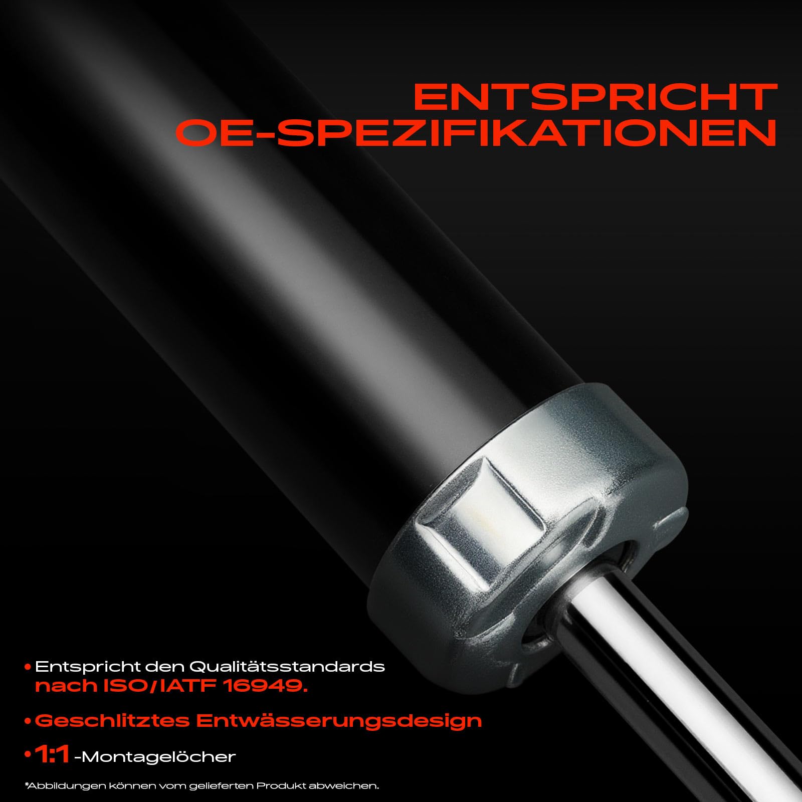 Frankberg 2x Stossdämpfer Stoßdämpfer Hinten Links Rechts 625mm Gasdruck
