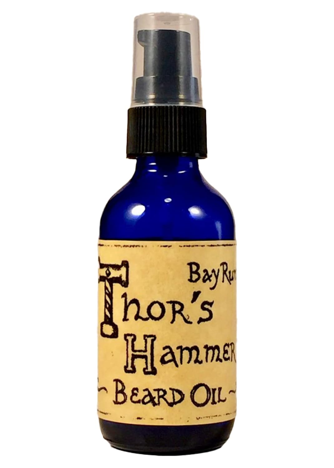 Bay Rum Beard Oil, Thor's Hammer Viking Beard Oil, Spicy