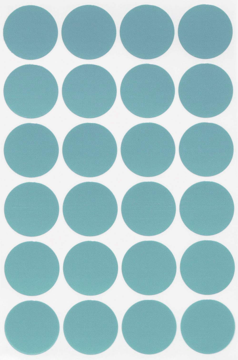 Royal Green Colour Coding Dots 2.5cm Light Blue Round Labels 25mm 360 Pack