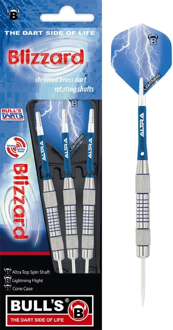 Bulls Blizzard Steel Dart – Silver, 22g