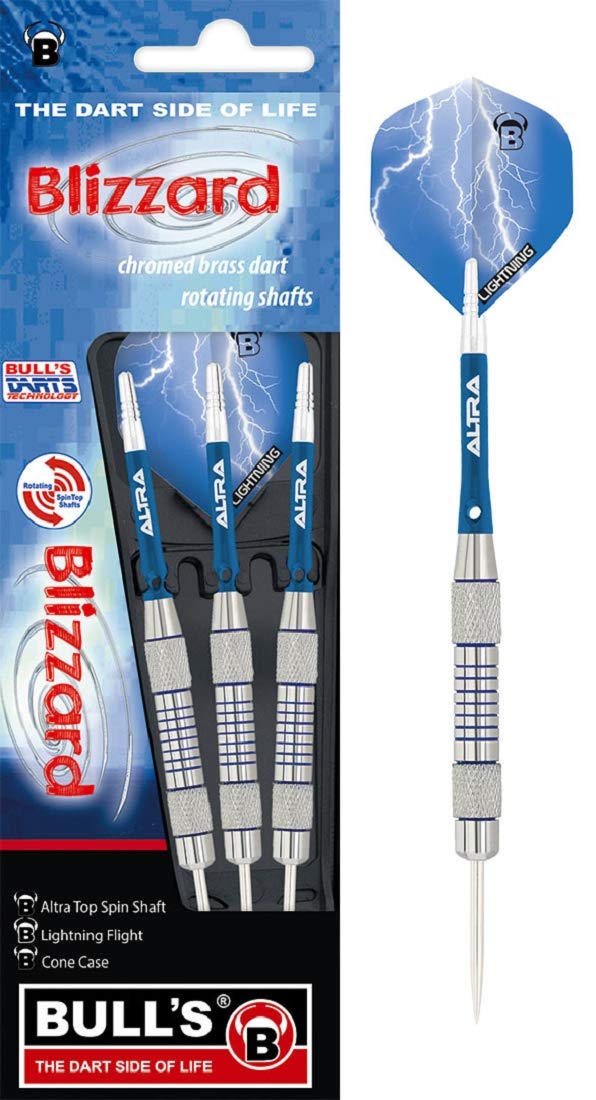 Bulls Blizzard Steel Dart – Silver, 22g