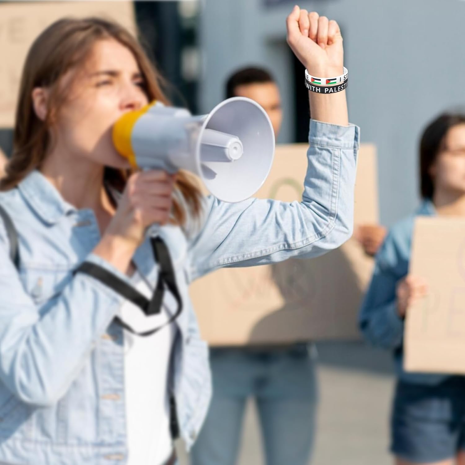 20 Pack Palestine Flag Bracelet I Stand with Palestine Silicone Wristbands Sports Unisex - Image 2
