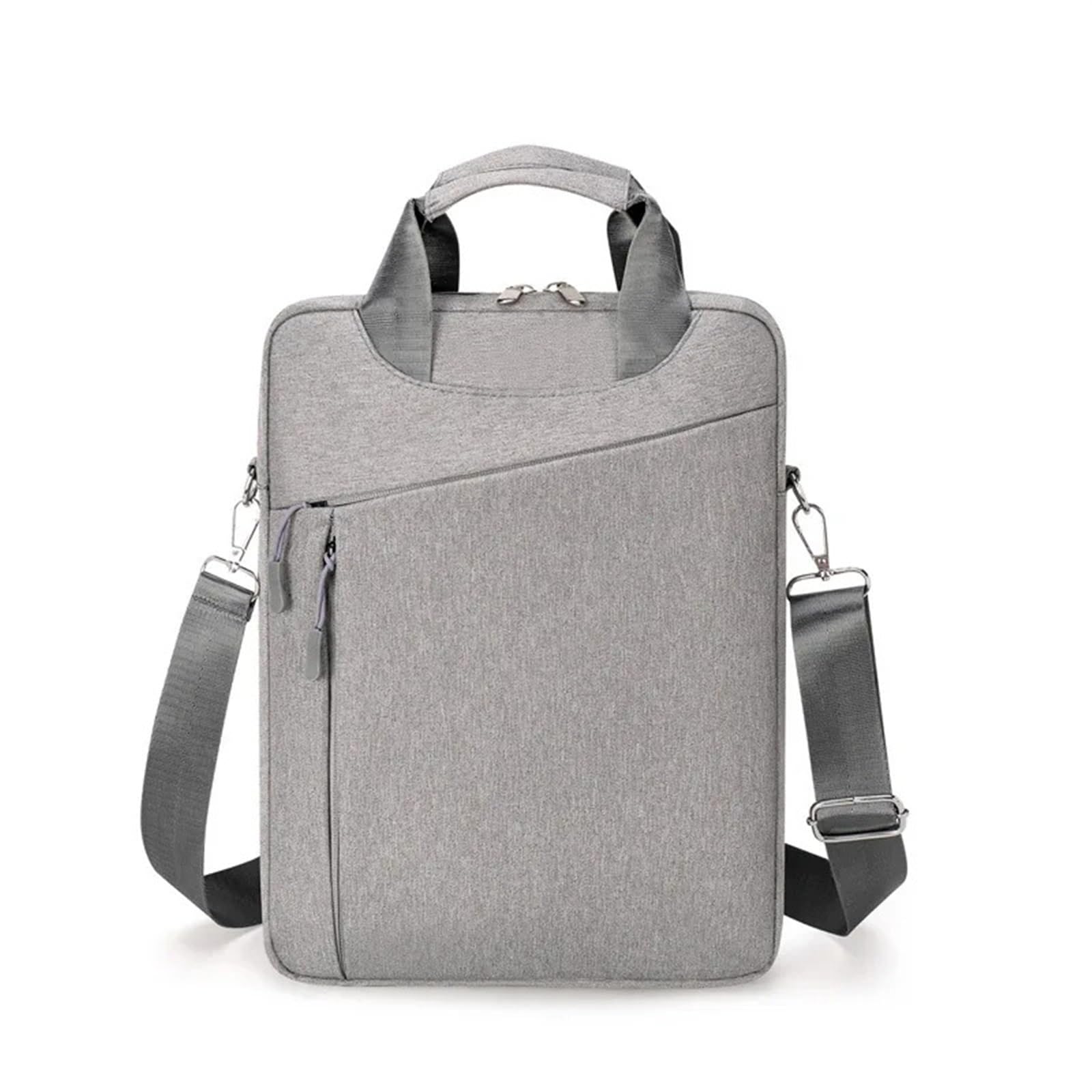 Sacoche ordinateur 13.3 14 pouces gris pour homme et femme