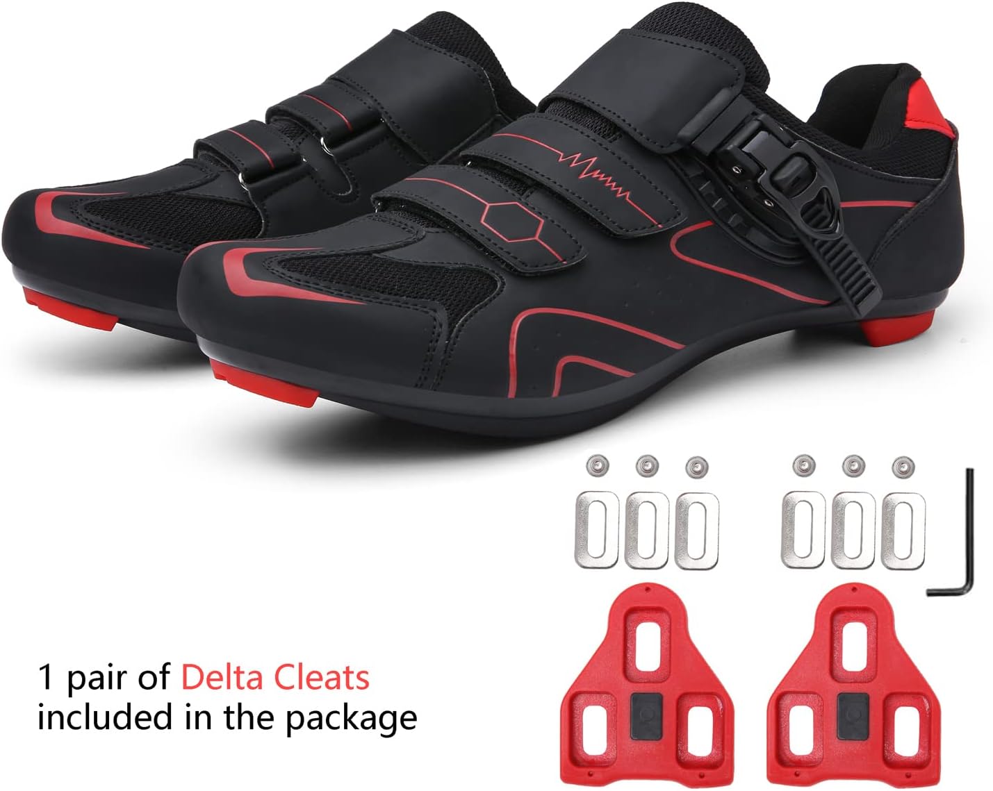 メンズ レディース サイクリングシューズ Peloton 屋内自転車ペダル対応 クリップインロードバイクシューズ ルックデルタクリー