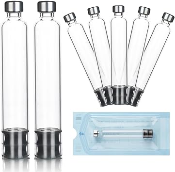 3ml Pen Cartridge - Peptide Pen Cartridges 3cc for V1-V2 Pens, Individually Sterilized Packaged, 20 Pack 3ML-20 Pack