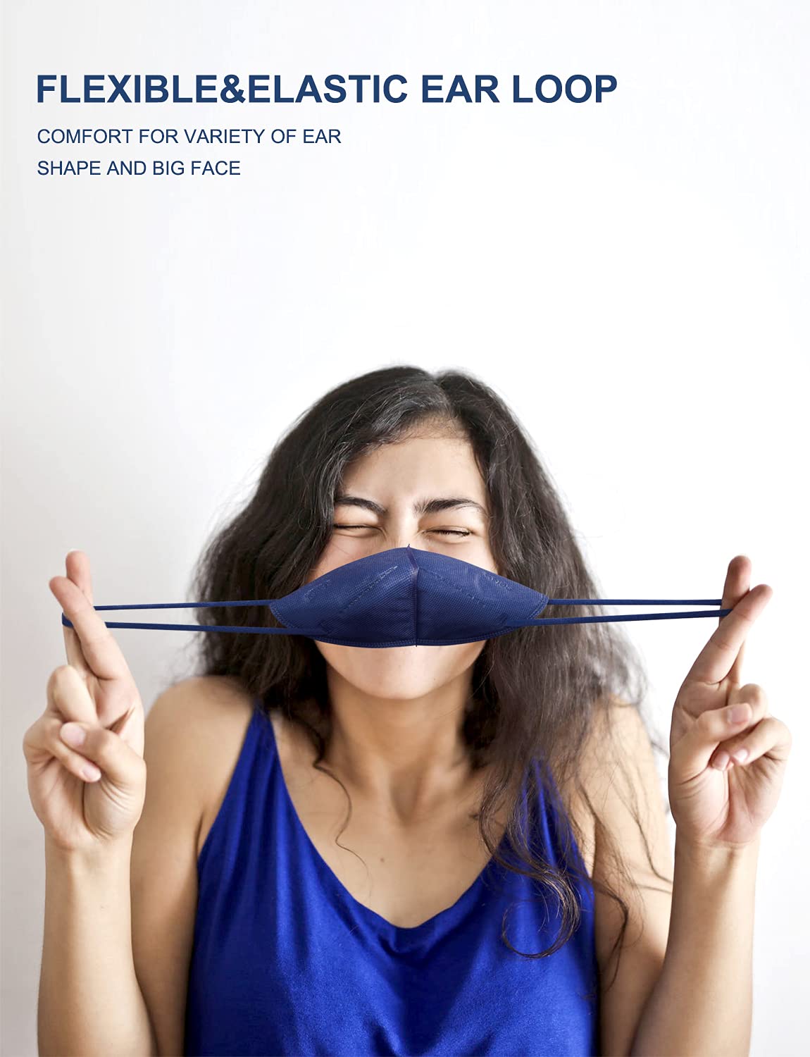 HALIDODO 60 Packs Individually Wrapped KN95 Face Mask 5-Ply Breathable & Comfortable Filter Safety Mask with Elastic Ear loop and Nose Bridge Clip, Protective Face Cover Mask, Multi Color: Tools & Home Improvement