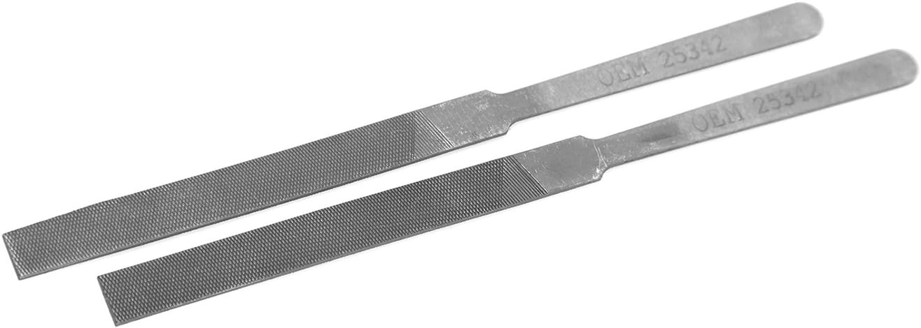 Great Neck OEMTOOLS 25342 2 Piece Ignition Point and Utility File, Mini, Precision Ground Filing, Tempered Steel, 2 Pack for Take Anywhere Convenience