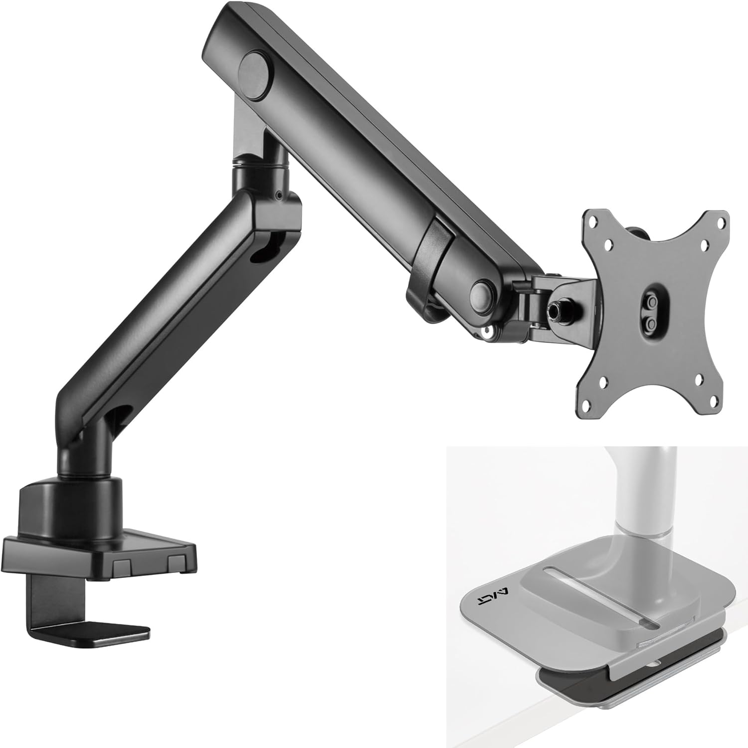 AVLT Single Monitor Arm and Reinforcement Plate