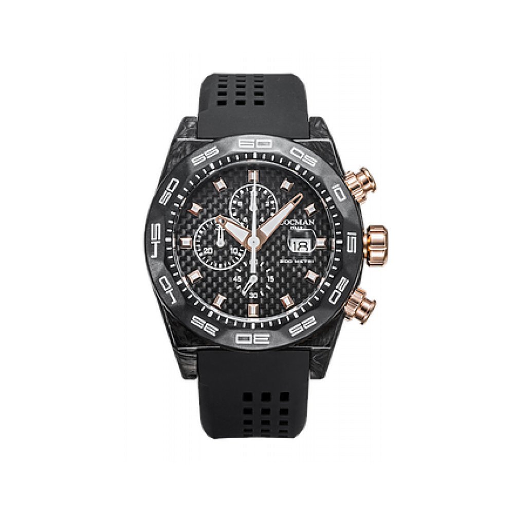 Montre Locman STEALTH 300M - Boîtier Carbone Et Titane, étanche 300m