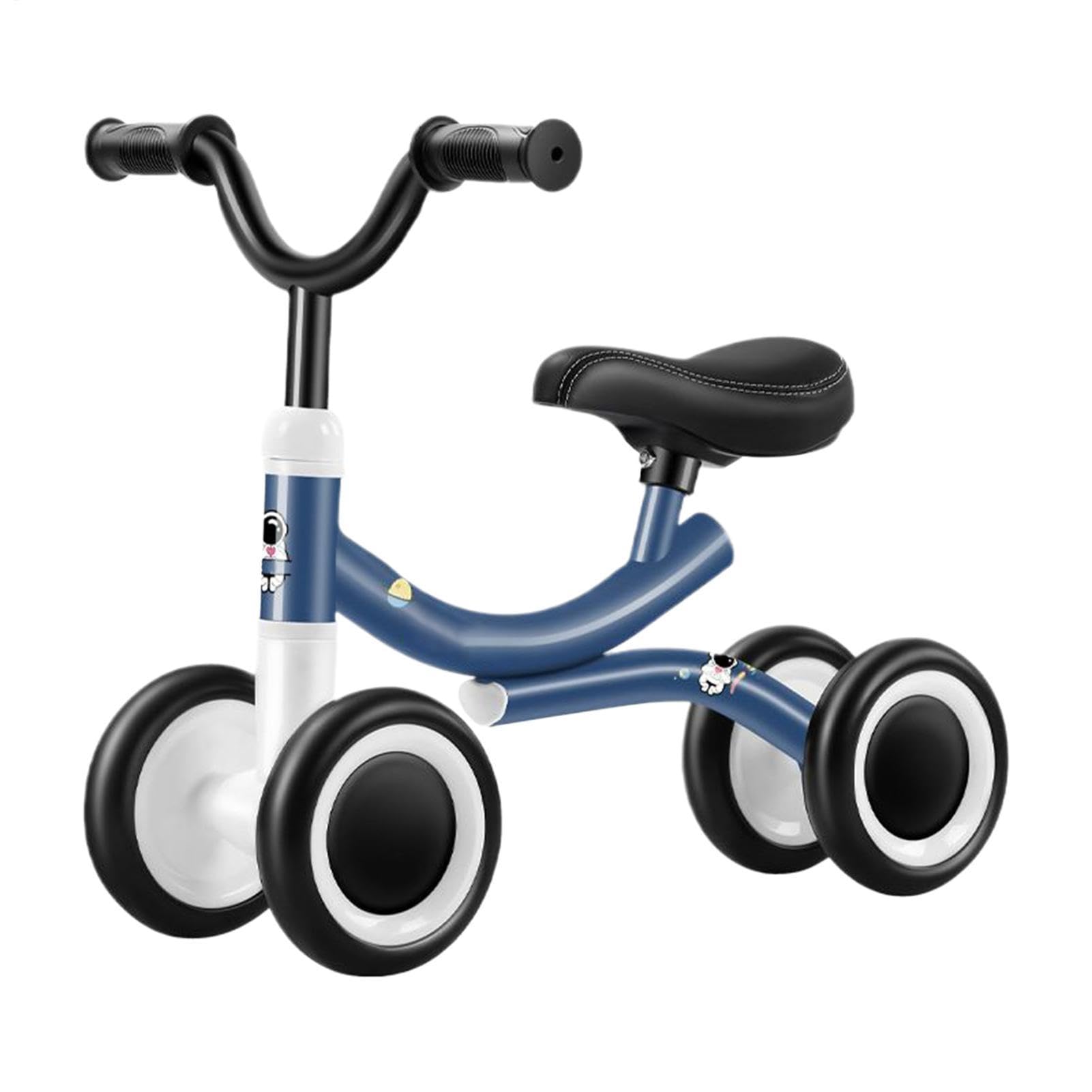 Bici senza Pedali per Bambini Bici Esterna 4 Ruote Per Primi Passi | Leggera per Bambini e Bambine da 1 a 3 Anni