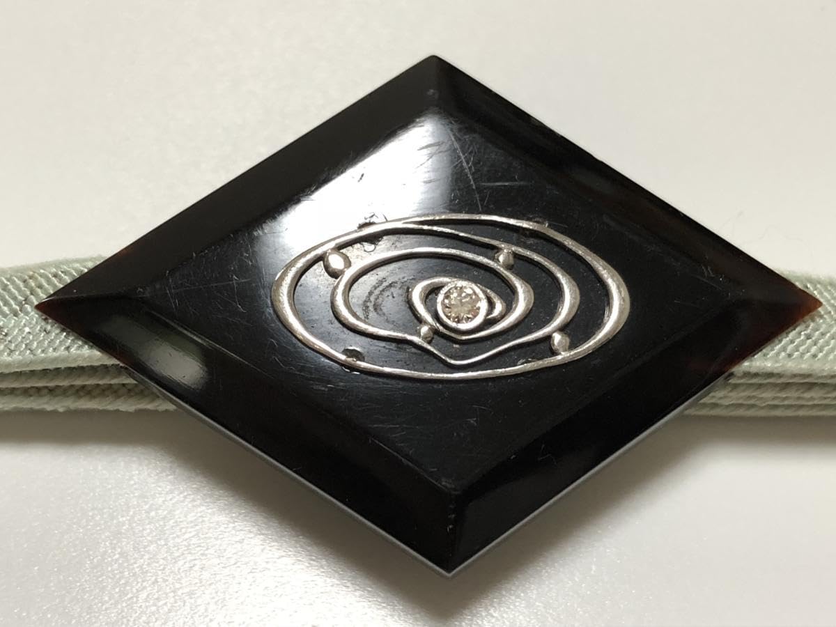 鼈甲アンティーク小物入れ 菱形