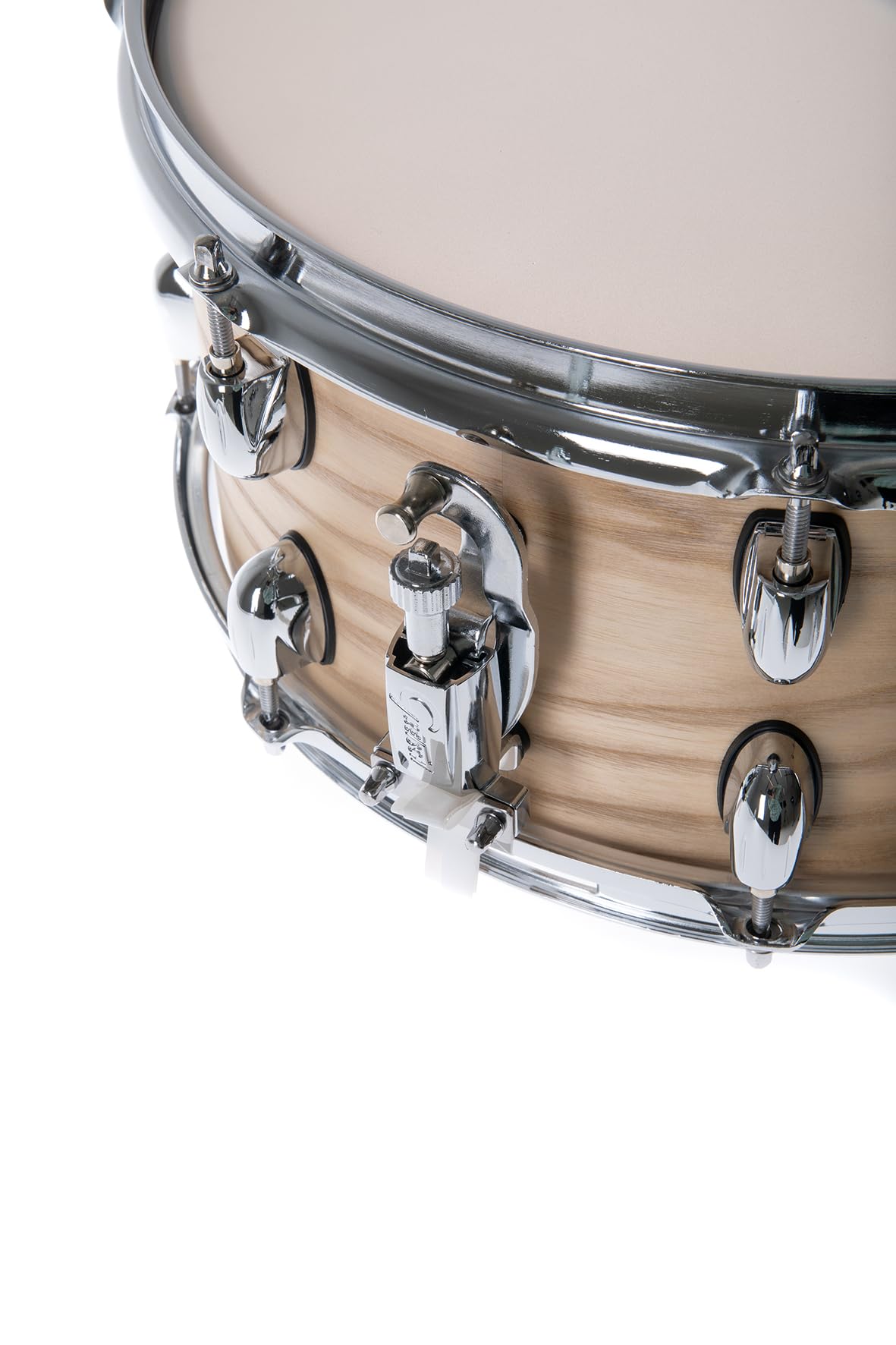 Gretsch Snare Drum Full Range Ash - 14" x 6,5" - 10-lagiger Esche Kessel - 30° Kesselgratung - Satin Natural Finish - Stahlspannreifen - S1-6514-ASHSN