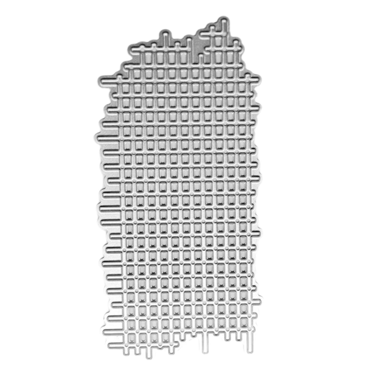 fexxkg New Background Metal Cutting Dies for Scrapbooking Album Paper Cards Embossing Die Cut 11x5cm