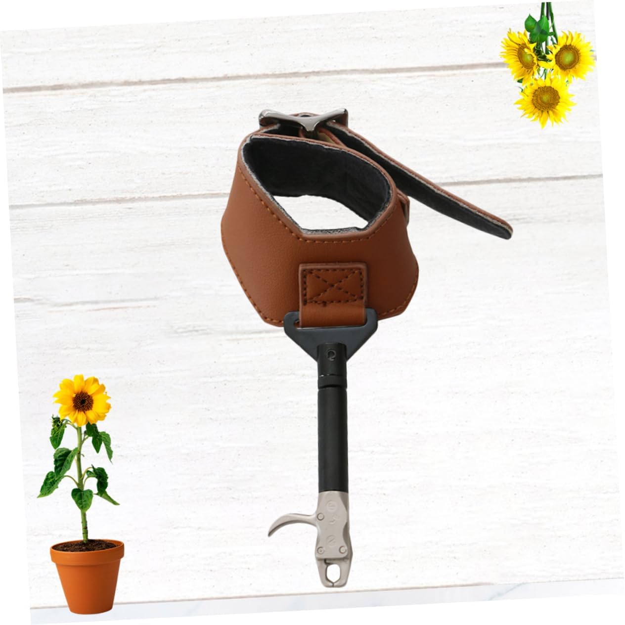 SUPVOX Arrow Caliper Release Aid Accessory Wristband for Bow Arrow Use Fit for All Wrist Material for Beginners Experienced Brown