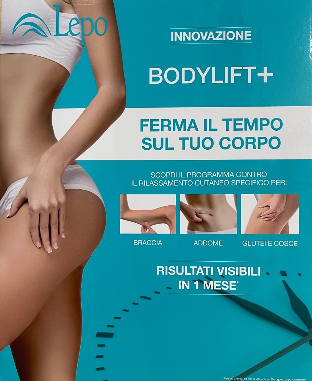 LEPO | BodyLift+ Crema Corpo 250 ml, con Acido Ialuronico, Burro di Karité e Fruttoligosaccaridi, Idratazione Intensa e Nutrimento Profondo per una Pelle Radiosa