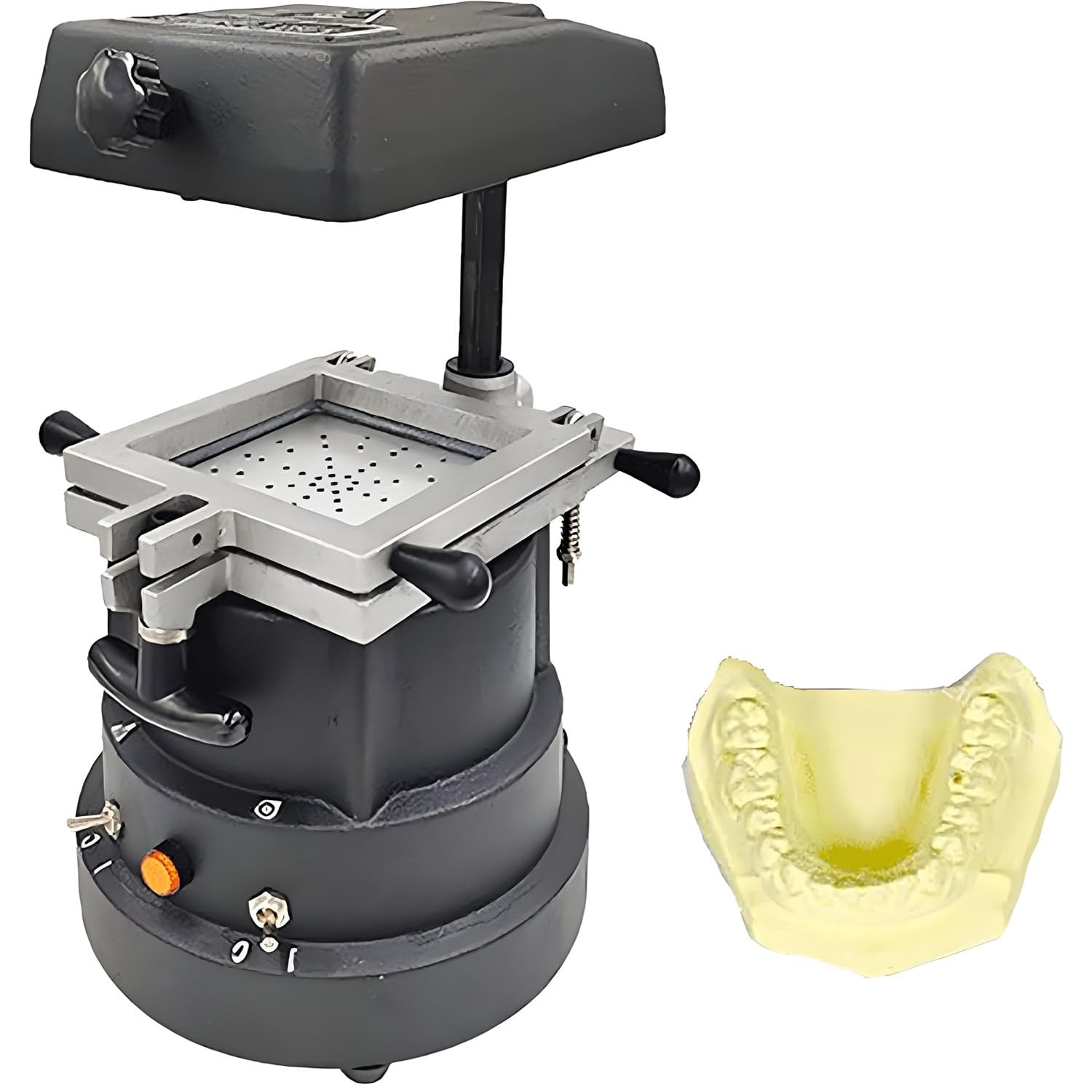 QuinteZhenTially 1200w Heat Molding Dental Lab Equipment,Dental Vacuum Forming Machine,1200w High Power for Orthodontic Retainer & Dental Laminating,for Clinics,Experiments