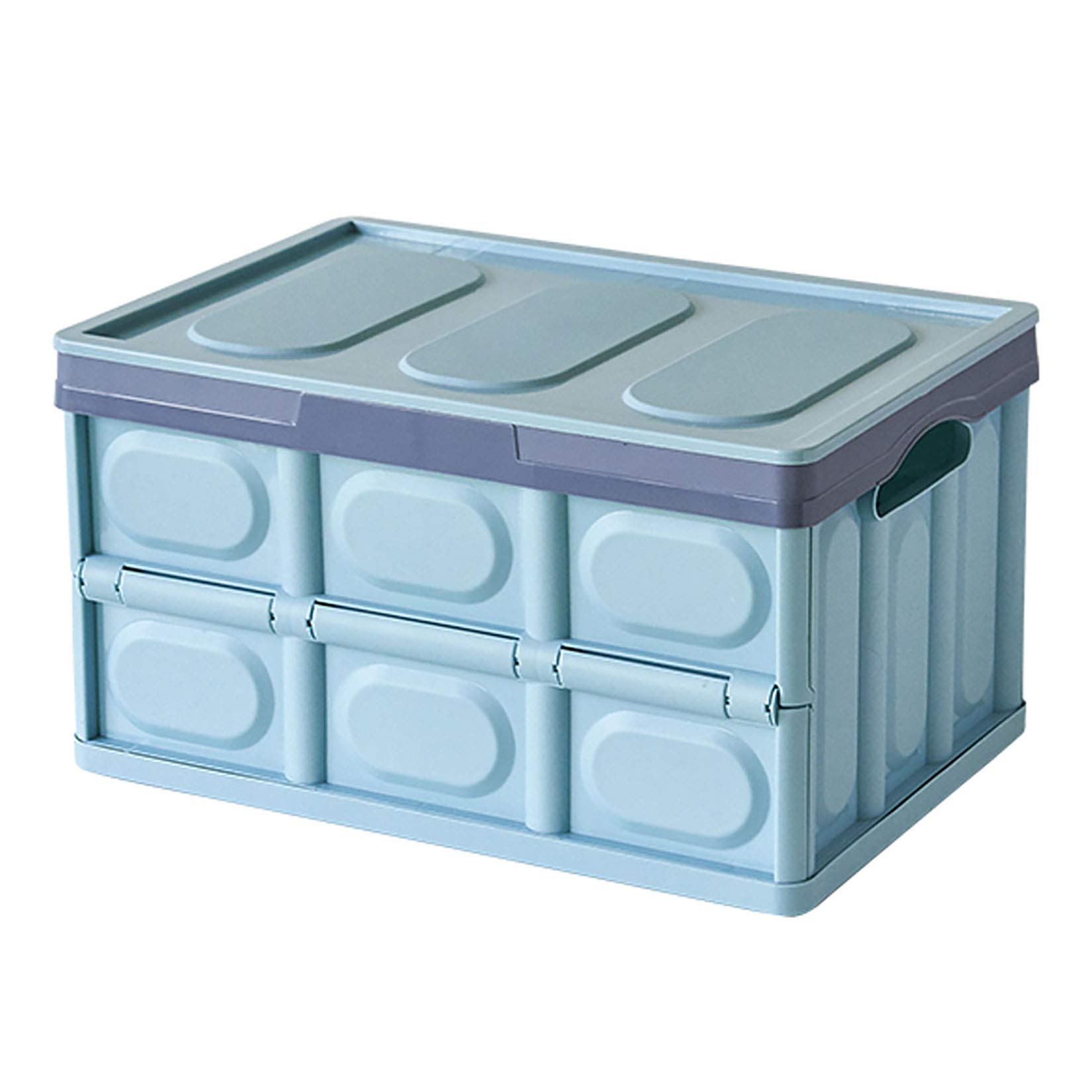 Buy Large Collapsible Container with Lids Foldable Plastic Storage