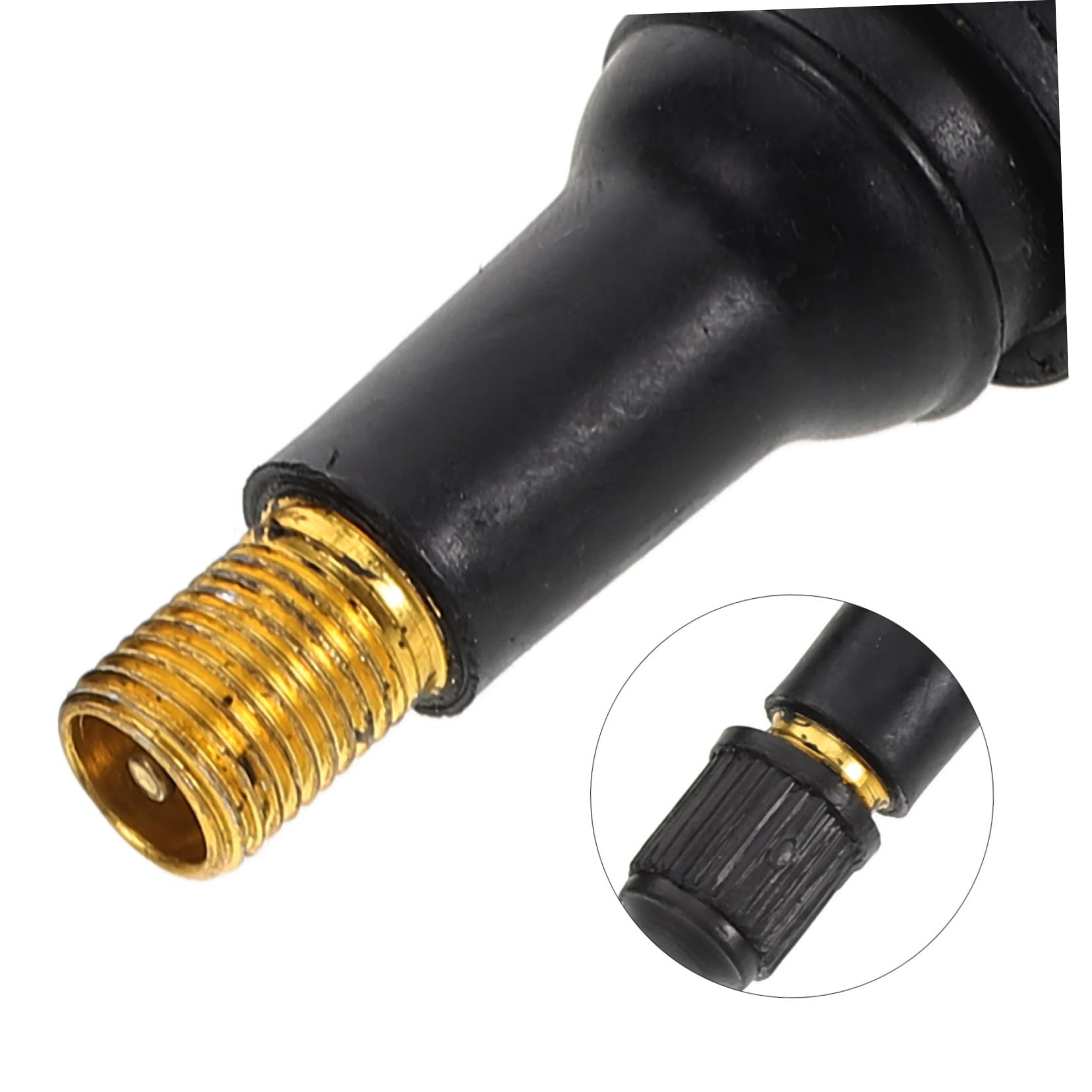 Cabilock Steli Valvola Pneumatico Tr414 in Gomma Nero 100 Pezzi | Lega di Zinco, Tenuta Elevata e Resistenza Ambientale, per Veicoli, Accessori di Ricambio Automotive