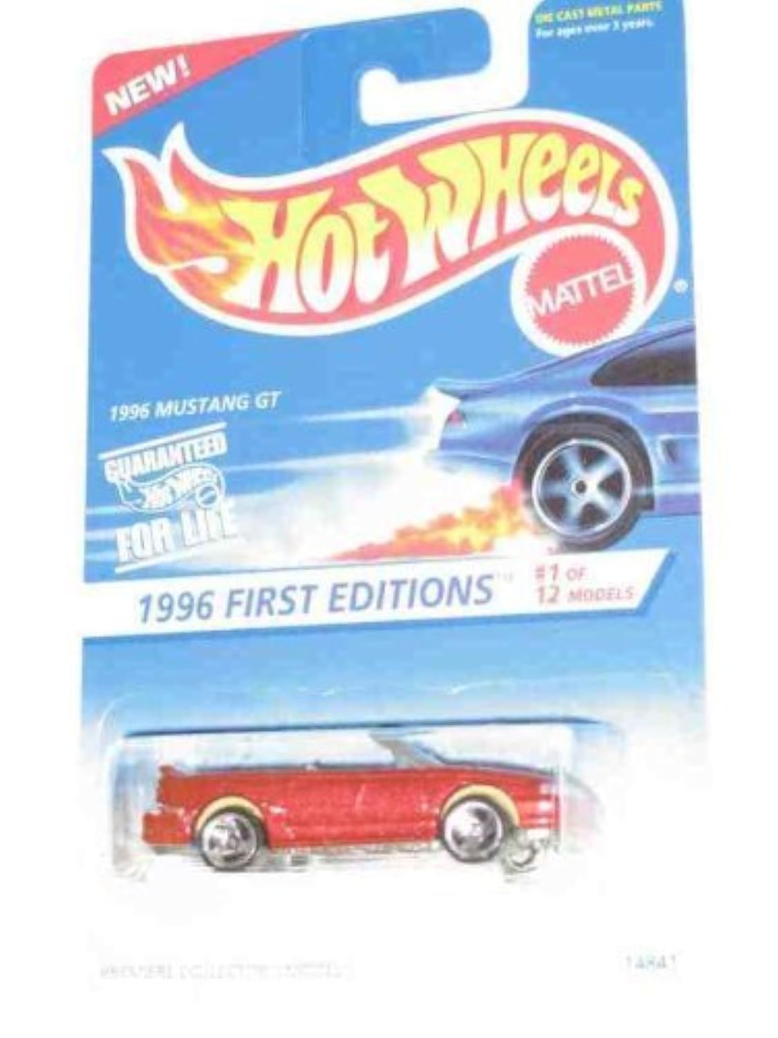 Amazon.com: 1996 First Editions #1 1996 Mustang GT Red 3-Spoke