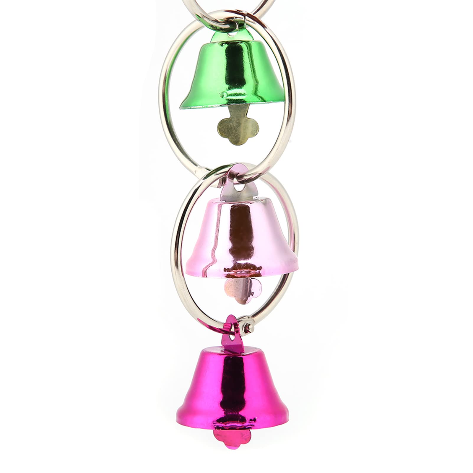 DOITOOL Papageien-Glockenspielzeug – 6 Bunte Glocken Für Vögel Zum Aufhängen Im Käfig