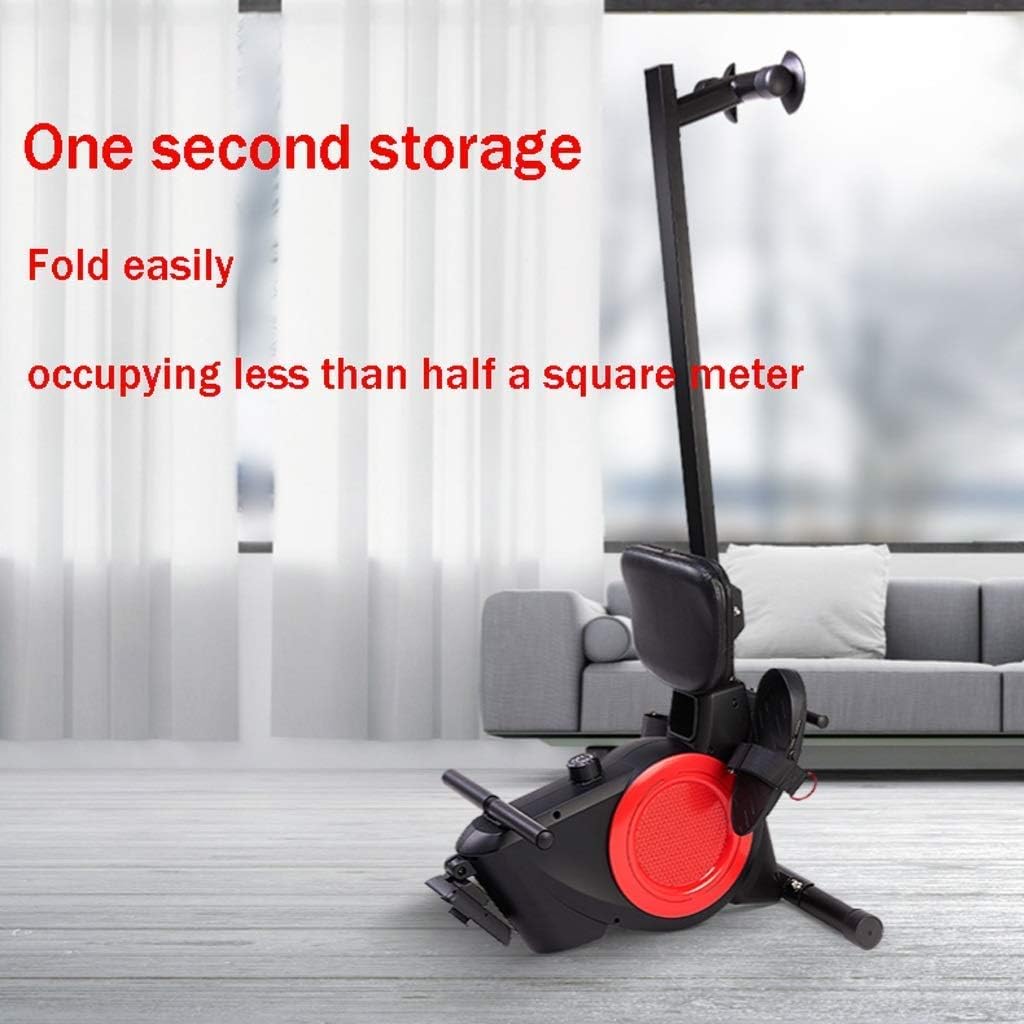 Home Rowing Machine Rowing Machines for Home Use Indoor Foldable Hydraulic Rower Trainer Workout Machine HD LCD Electronic Screen Suitable for Home Fitness Exercise