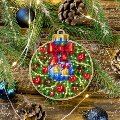 Image of Wizardi Wonderland Crafts Cross-Stitch kit on Wood FLW-003