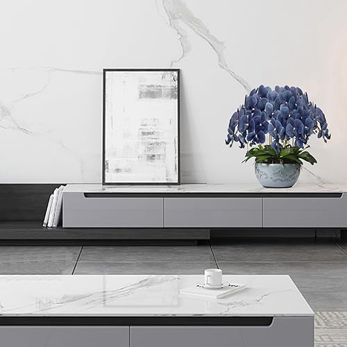 Miniatura 83 de FagusHome Phalaenopsis - Flores artificiales de 32 pulgadas, 6 piezas de orquídeas artificiales con tallo para decoración del hogar (rosa)