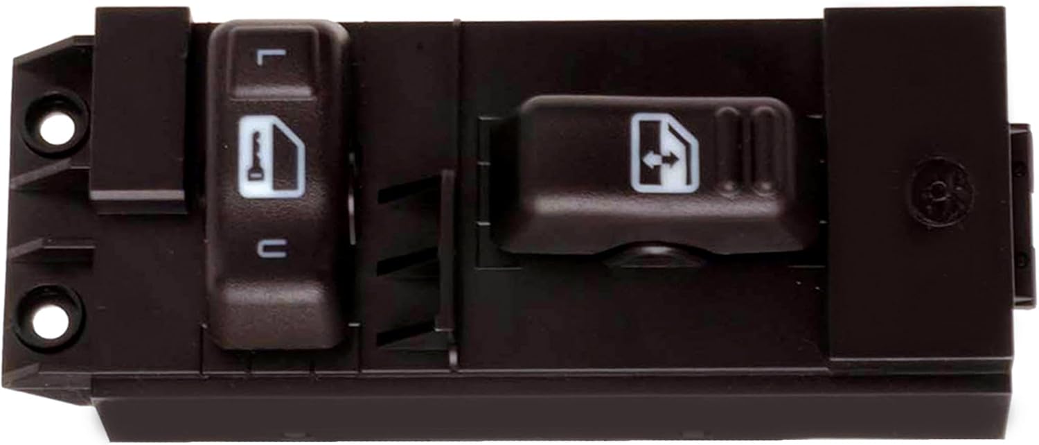 GM Genuine Parts D6003A (19259960) Ebony Passenger Side Door Lock and Window Switch