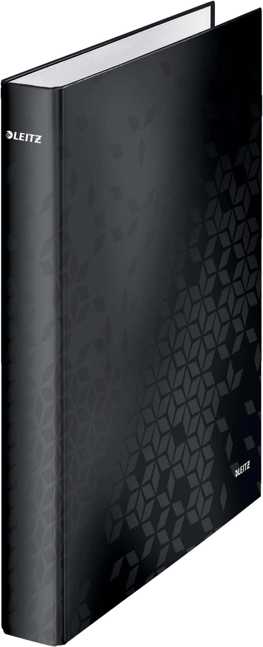 Leitz 2 Ring Binder, Holds Up To 230 Maxi Sheets, Wow Range, 40 Mm Spine, 42410095 - A4, Black