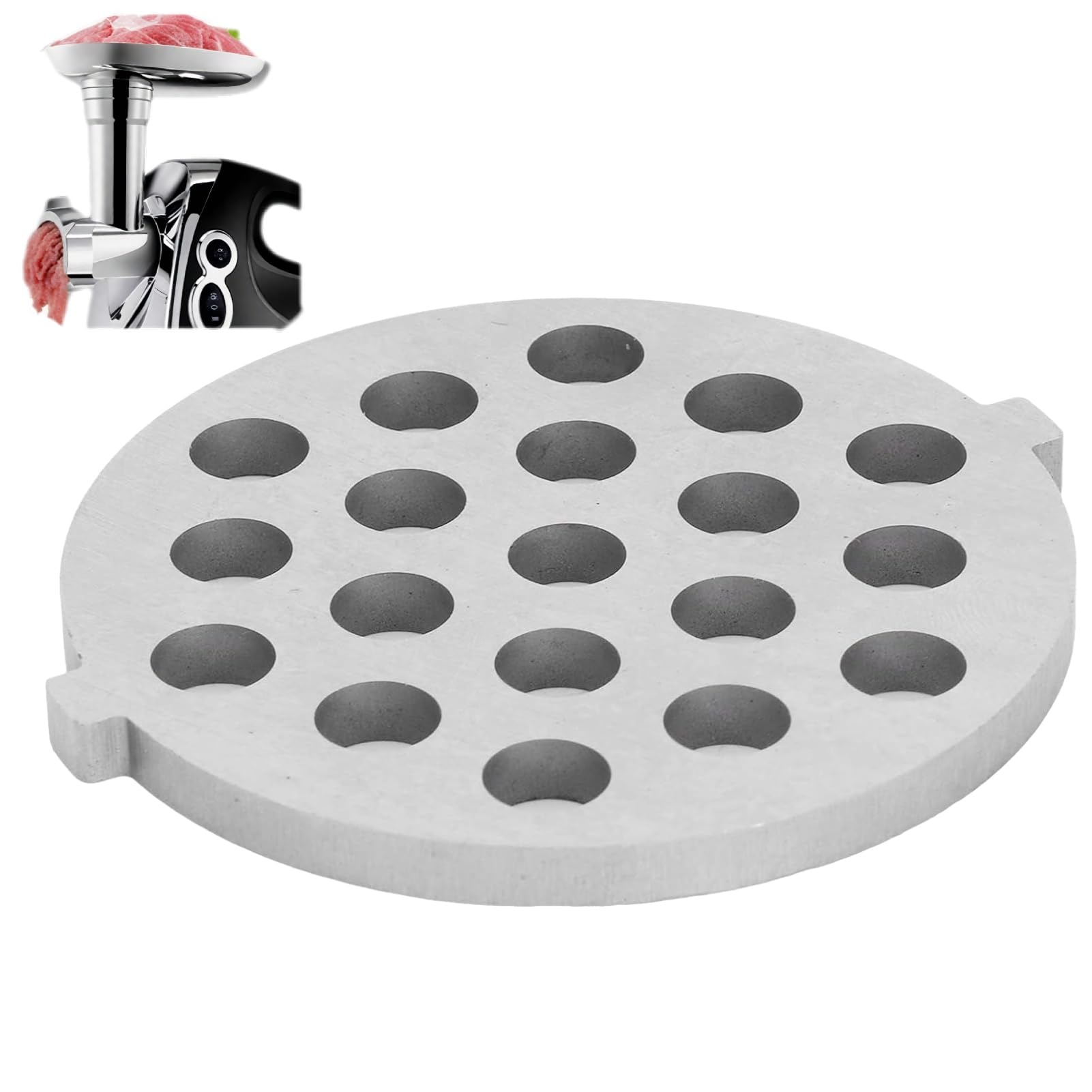 Griglia Forata Per Tritacarne N.8 BSD - Fori 10 Mm - Ricambio Acciaio