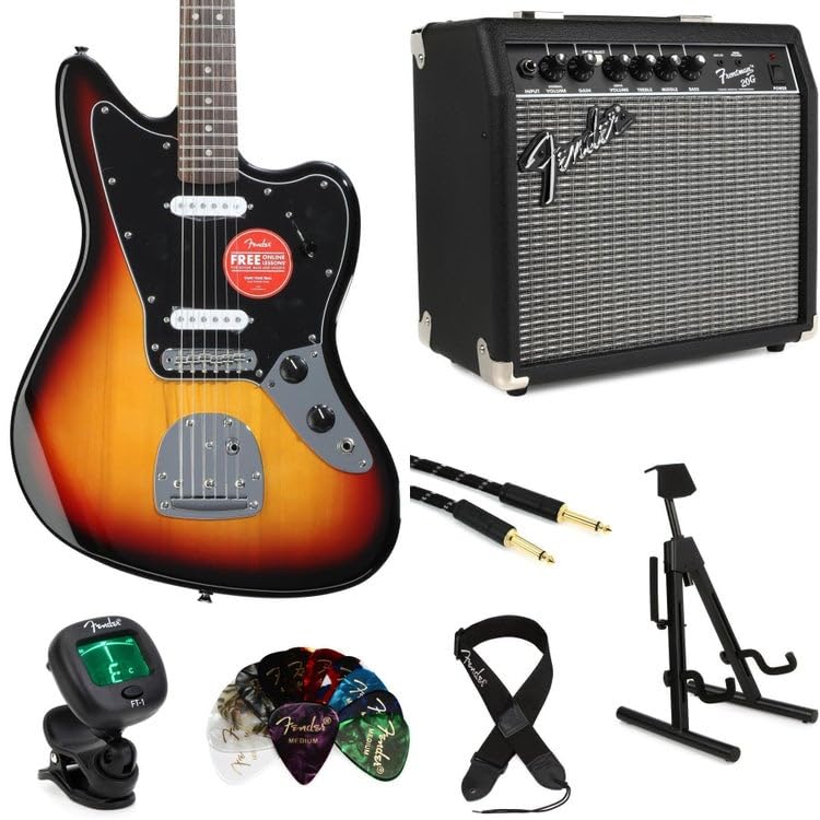 Amazon.com: Squier Affinity Series Jaguar Electric Guitar Amp