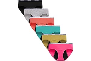 Comfortable Period Underwear for Teen Girls - Breathable & Leakproof Briefs