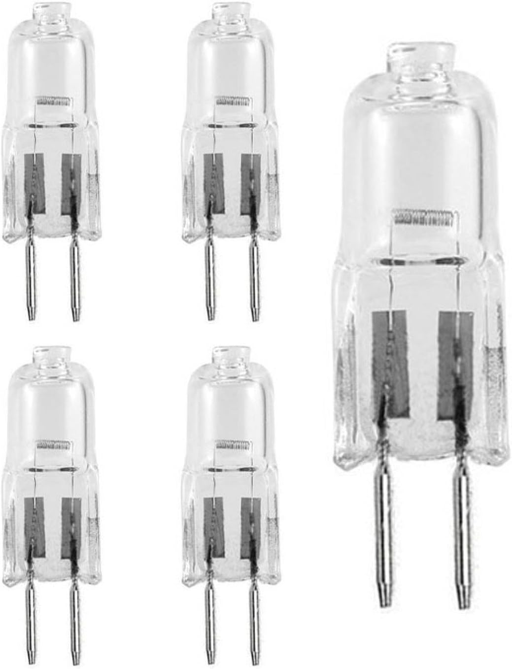 G6.35 Halogen Bulb 12V 24V 220V 35W 50W 75W 100W GY6.35 Halogen Lamp Beads Crystal Light Machine Work Lamp Dimmable G6.35 Halogen Light Bulb 20Pc 12V-20W
