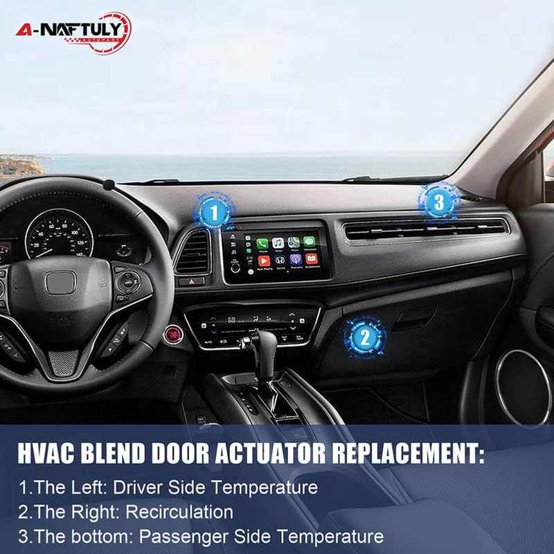 Miniatura 8 de Actuador de puerta mezcladora de calefacción HVAC de reemplazo para Ram 1500 2500 3500 4500 5500 2011-2016, Dodge Ram 1500 2500 3500 2009-2010 -