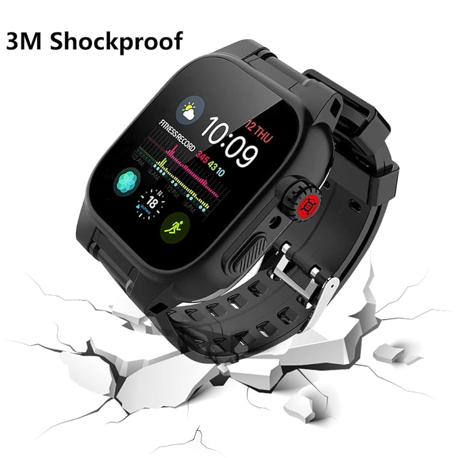時計 Apple Watch Case CLASSIC SV 44.45.41 Apple Watch Shockproof Case 45mm - Anti-Shock Protection