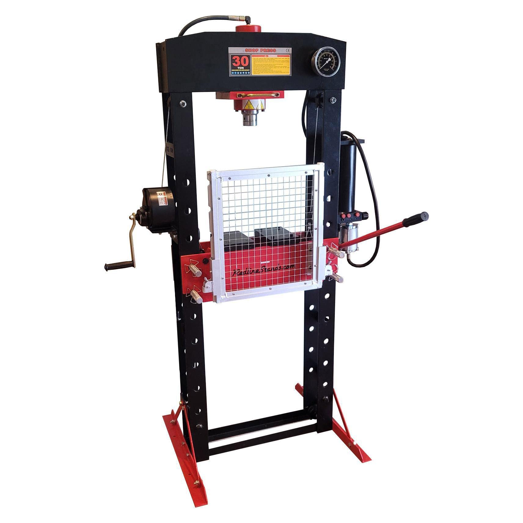Redline RE30T 30 Ton Air Hydraulic Shop Repair Metal Press